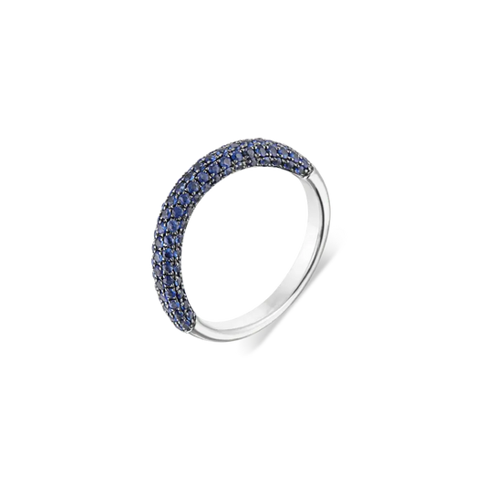 Cupola Blue Sapphire Ring