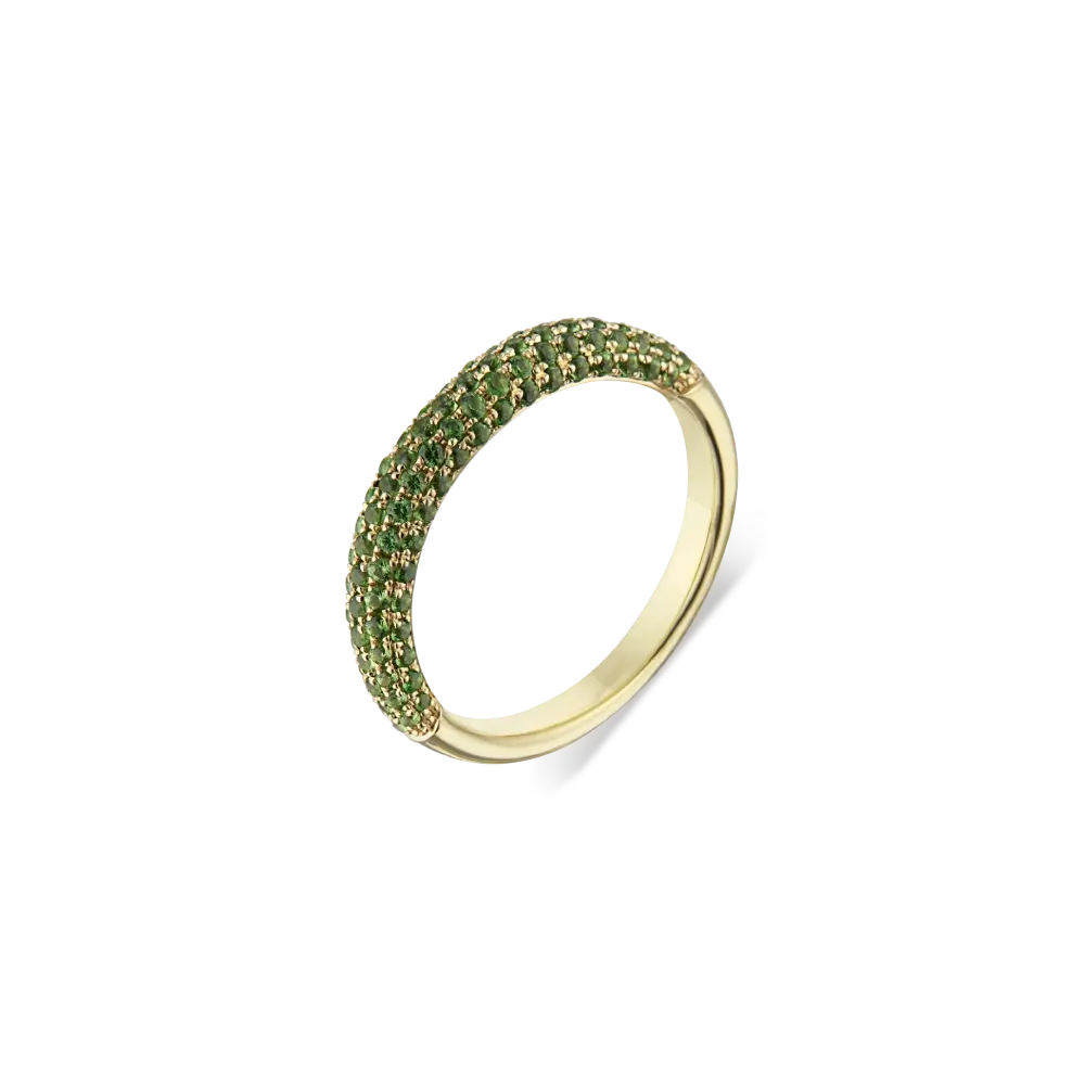 Cupola Green Emerald Ring