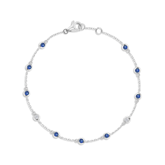 Flow Blue Sapphire Bracelet